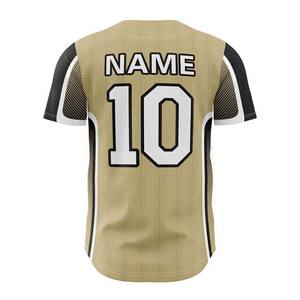 Maillot de baseball personnalisé 2026 avec logo, vente en gros, pour femmes et hommes, col en V, polyester, vêtements de sport, fermeture à boutons avec technique de sublimation - Product Image 5