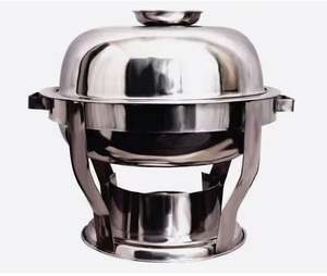 Nouveau Design Plat De Service Avec Couvercle pour La Maison Hôtel Restaurant Et Ustensiles De Cuisine Aliments Plat De Service décor Argent Couleur Plat De Service - Product Image 2