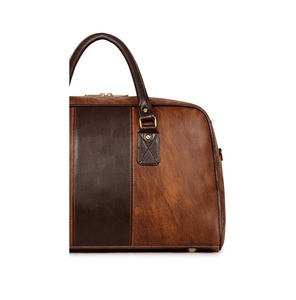 Premium 24 Litres Brun Fauve Couleur Cuir Végétalien Unisexe Voyage Sac De Voyage Sac De Voyage Bagages Sacs De Voyage Sac De Voyage - Product Image 3