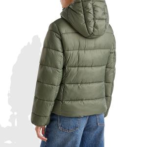 Chaqueta Acolchada de Punto Totalmente Personalizada, Nueva, Transpirable, con Capucha, para Mujer, Invierno, 100% Poliéster, Servicio OEM 2026 - Product Image 5