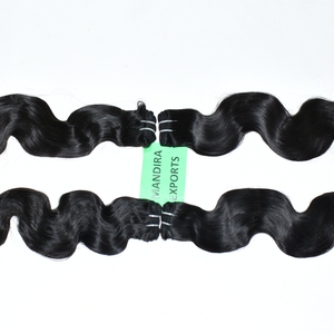 <b>Cheap</b> Vendor Bodywave Human Hair Black Color Long Remy Unprocessed Indian Virgin Indian Temple Human Hair <b>Extensions</b> - Product Image 4