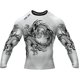 2025 nouveau gros de haute qualité personnalisé pleine Sublimation numérique imprimé Rash Guard/Logo personnalisé Rash Guard Jiu Jitsu Rash Guard - Product Image 1