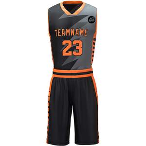 Fourniture directe d'usine d'uniformes de basket-ball pour hommes de haute qualité ensembles imprimés respirants à bas quantité minimale de commande à vendre - Product Image 2