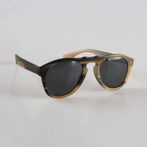 Monture de lunettes optiques classique en corne faite à la main - Product Image 2