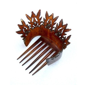 Elegante Vintage tallado cuerno de búfalo palo de pelo y pasadores estilo amor elegante accesorios para el cabello con características elegantes - Product Image 3