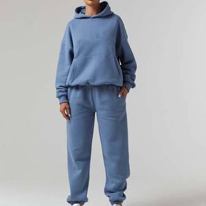 Fabrication de survêtements décontractés à capuche vintage d'hiver de haute qualité, taille personnalisée, survêtements de jogging, pull surdimensionné pour hommes, 100% coton - Product Image 3