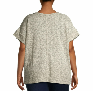 Camisetas extragrandes personalizadas con el mejor diseño para mujer, Camiseta extragrande informal de manga corta de algodón personalizada transpirable - Product Image 1