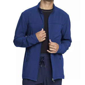 Vestes extensibles de qualité supérieure pour hommes, vêtements de travail, veste d'infirmière, d'hôpital, veste zippée à l'avant - Product Image 1