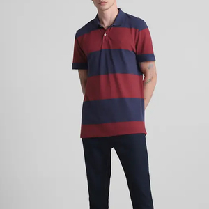 Chemises polo pour hommes avec logo personnalisé de conception professionnelle, nouvelle arrivée, chemise polo décontractée à manches courtes pour hommes pour l'été - Product Image 4