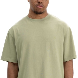 เสื้อยืดผู้ชายทรงหลวมสำหรับฤดูร้อน ผ้าฟลีซ ระบายอากาศ แห้งเร็ว สไตล์ลำลอง ผลิตจากผ้าฝ้าย ปี 2026 รับสกรีนโลโก้ - Product Image 4