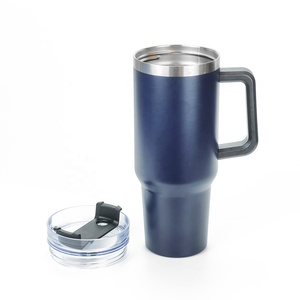 カスタムロゴ真空断熱ステンレス鋼40オンスモダンタンブラーカップアドベンチャー旅行マグ40オンスハンドル付きタンブラー - Product Image 6