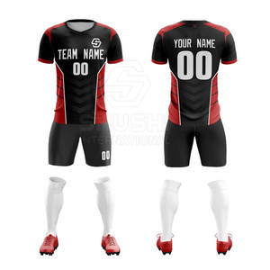 Prix d'usine ensembles d'uniformes de football personnalisés séchage rapide de haute qualité 100% Polyester unisexe adultes tarif de gros toutes les saisons 2025 - Product Image 3