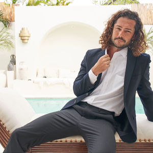 Pantalones Formales Clásicos de Corte Recto para Hombre BEAM, Talla XL, 100% Poliéster, Cierre de Cremallera, Cintura Media, Color Sólido, Cómodos para el Verano - Product Image 5