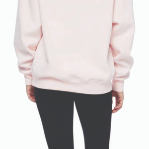 Sudadera corta para mujer, jersey con cordón de manga larga de invierno, ropa de calle, estampado de letras, Sudadera corta con hombros caídos, insignia frontal - Product Image 6