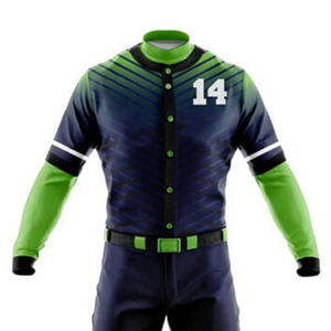 Uniformes de baseball personnalisés sublimés avec service OEM ODM, grandes tailles, antibactériens, respirants, séchage rapide pour équipes sportives - Product Image 4