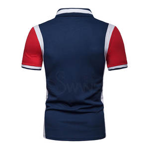 T-shirt polo 100% coton de haute qualité pour hommes avec impression personnalisée en fibre de bambou OEM pour le logo de votre marque - Product Image 2