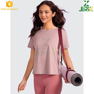 Camiseta Casual de Verano de Manga Corta con Cuello Redondo y Ajuste Regular, 100% Algodón, con Serigrafía de Logotipo Personalizado para Mujer, Estilo Vintage Desgastado - Product Image 3