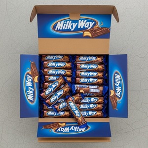 Barre de chocolat au lait Milky Way avec caramel crémeux et couches de nougat doux Idéal pour la distribution au détail et les distributeurs automatiques - Product Image 1
