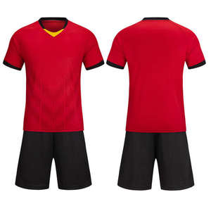 Ensembles de shorts de maillot de football pour jeunes de qualité supérieure 100% polyester support confortable conception personnalisée kits d'équipe d'entraînement de football avant - Product Image 4