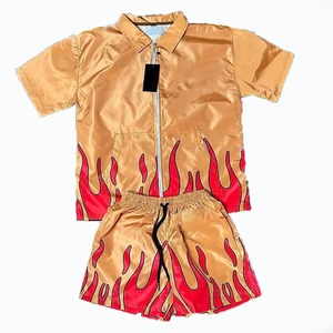 Short d'été et veste de style urbain pour hommes en matériau résistant au vent - Product Image 4