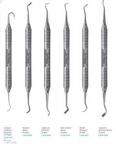 Hu-Friedy Instruments de chirurgie dentaire manuels Curettes Plugger Ligature Détartreurs Pusher Détartreurs - Product Image 3