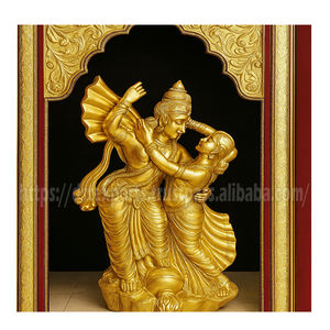 Boda india tradicional Radha Krishna decoración de escenario Reino Unido hindú Radha Krishna estatuas arco Floral decoración de escenario fábrica saleUK - Product Image 3