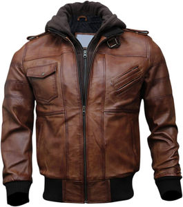 Custom <b>Men's</b> High Quality Waterproof <b>Leather</b> Motorcycle <b>Jacket</b> PU <b>Leather</b> Biker Street Wear Coat <b>Jacket</b> <b>Mens</b> - Product Image 5