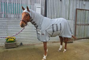 Best Buy Horse Summer Fly Alfombras Tela de polialgodón transpirable Ligero No impermeable Tamaños personalizables Ecuestre - Product Image 3