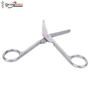 Tijeras de vendaje quirúrgico duraderas El mejor material Mango antideslizante Diseño más nuevo Haga su propia fuente de alimentación manual de buena venta - Product Image 2