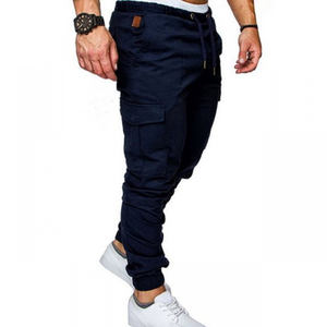 Oem Customized logo Design <b>Trousers</b> Multi-pocket Pants Sweatpants <b>Men</b> Pants - Product Image 5