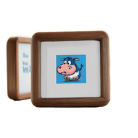 Cadre photo mural ou de bureau en bois massif personnalisé 3x4 2x3 pour photos de famille et cadre décoratif de mariage