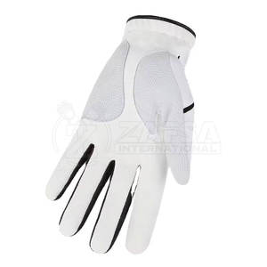 Gants de golf personnalisables en cuir véritable souple antidérapants de haute qualité pour hommes/femmes, fabriqués au Pakistan, logo personnalisé pour usage sportif - Product Image 6