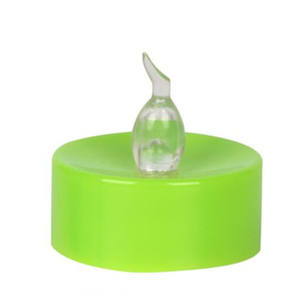 Velas electrónicas LED de colores con luz amarilla intermitente para decoración de fiestas - Product Image 2