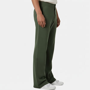 กางเกงขายาวทรงบอยเฟรนด์สไตล์สตรีทแวร์รุ่นใหม่ปี 2025 ขากว้าง ติดกระดุม ผ้าวอช ใส่สบาย ระบายอากาศได้ดี น้ำหนักเบา ทรงขาบาน สำหรับผู้ชาย - Product Image 3