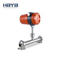 Débitmètre massique thermique à faible chute de pression Hart pour gaz de déchets, oxygène, argon, propane, pour système de gaz industriel