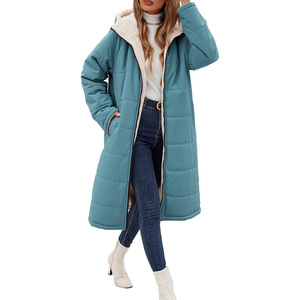 เสื้อแจ็คเก็ตผู้หญิงแบบปรับแต่งได้สำหรับฤดูหนาว  แบบพัฟเฟอร์  แบบยาว  ตกแต่งคริสตัล  ระบายอากาศได้ดี  แบบกลับด้านได้  บุด้วยใยฝ้าย  แบบกันลม  แบบบอมเบอร์  เสื้อคลุม - Product Image 4