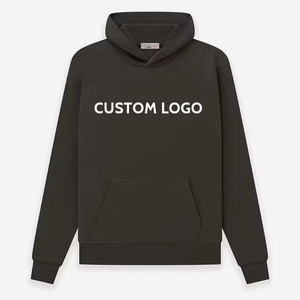 Fabricants de vêtements à capuche de haute qualité Pull en éponge française épais en coton personnalisé Sweat à capuche à épaules tombantes - Product Image 4