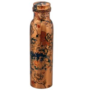 Botella de Agua de Metal con Estampado Natural Elegante, Ligera, Duradera y Reutilizable para un Estilo de Vida Moderno - Product Image 2