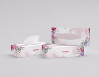 Boîte à mouchoirs pour tablette |   Boîte de mouchoirs en papier doux en pâte vierge pour la maison et la voiture – Emballage hygiénique pour articles de toilette