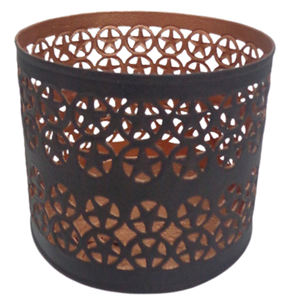 Bougeoir de couleur noire votive en métal de haute qualité pour la décoration de la maison et de la table - Product Image 1