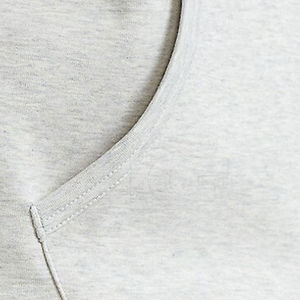 Sweat à capuche en coton gaufré avec logo propre personnalisé Sweat à capuche respirant imprimé à séchage rapide personnalisé gaufré - Product Image 4