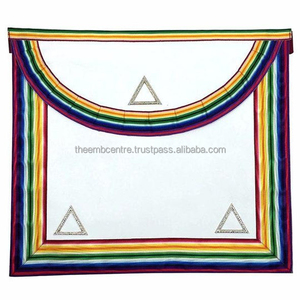 Tablier de marin Royal Ark, broderie de luxe, ceinture réglable, tissu durable, production sur mesure - Product Image 3