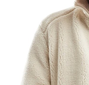 <b>Mens</b> Pullover Hoodies Winter Coat Polar Fleece 100% Cotton Solid Color Fleece Zip up Thermal <b>Jacket</b> Customized <b>Sherpa</b> Fur <b>Jacket</b> - Product Image 5