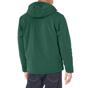 Veste Softshell pour homme, nouvelle norme 2024, design décontracté uni, avec tissu polaire léger OEM pour la randonnée en plein air - Product Image 2