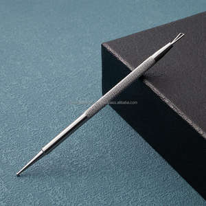 Empujador de Cutículas de Doble Cabeza Triangular de Acero Inoxidable, Raspador para Remover Esmalte de Gel, Herramienta de Cuidado Personal y Arte, con Logotipo Personalizado - Product Image 6