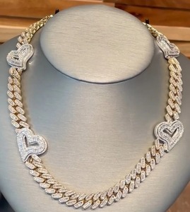 VVS1บาแกตต์เงินสเตอร์ลิง925คางคิวบาและเพชรโมอิสซาไนต์สำหรับการออกแบบ - Product Image 1