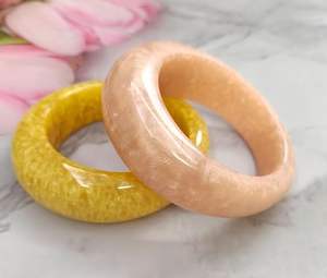 ชุดกำไลข้อมือเรซิ่นทอมือ UnfoldSelf กันน้ำ สีน้ำตาล/เขียว แฟชั่นโดดเด่น งานแต่งงาน หรูหรา ปลอดสารพิษ - Product Image 2