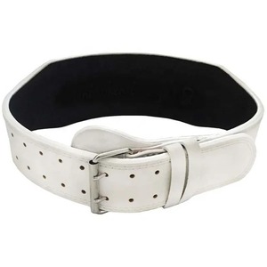 Cinturón de gimnasio de cuero unisex con elevación de doble punta Diseño personalizado Precio al por mayor Material de acero - Product Image 5