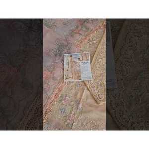 Maria.B. Luxury Light Pink Floral Embroidered Stretchable Cotton Lawn Sari Salwar Kameez Choli Lehenga Choli-<b>Pakistani</b> <b>Dress</b> - Product Image 2