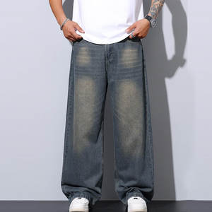 Pantalones Vaqueros Extra Grandes para Hombre, Diseño Moderno, Servicio OEM, Venta al por Mayor, Nuevos y Elegantes - Product Image 3